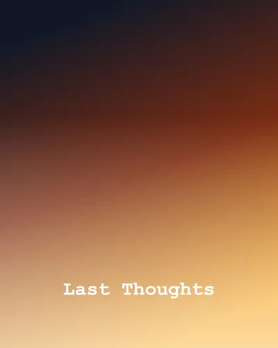 Cover image for Last Thoughts