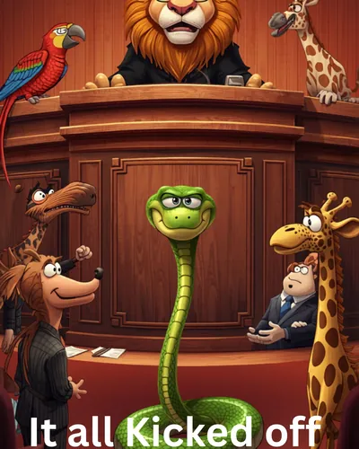 Cover image for It all Kicked off at the Zoo.