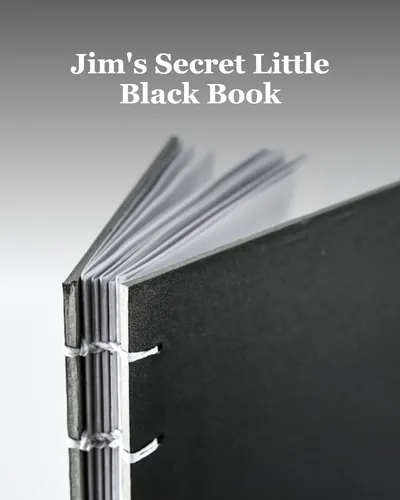 Cover image for Jim's Secret Little Black Book