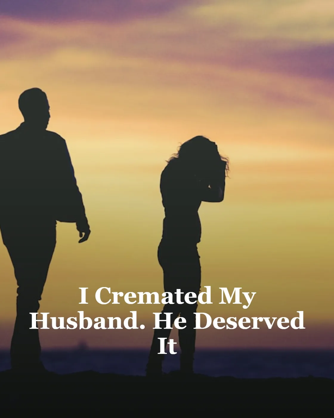 silhouette of man and woman under yellow sky