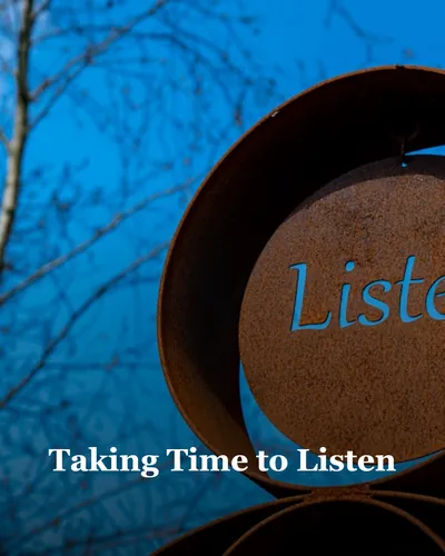 Cover image for Taking Time to Listen