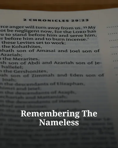 Cover image for Remembering The Nameless