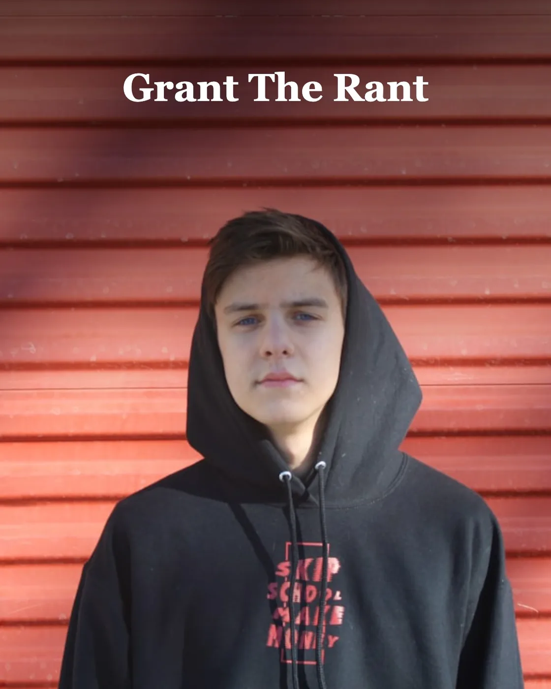 man wearing black and red pullover hoodie