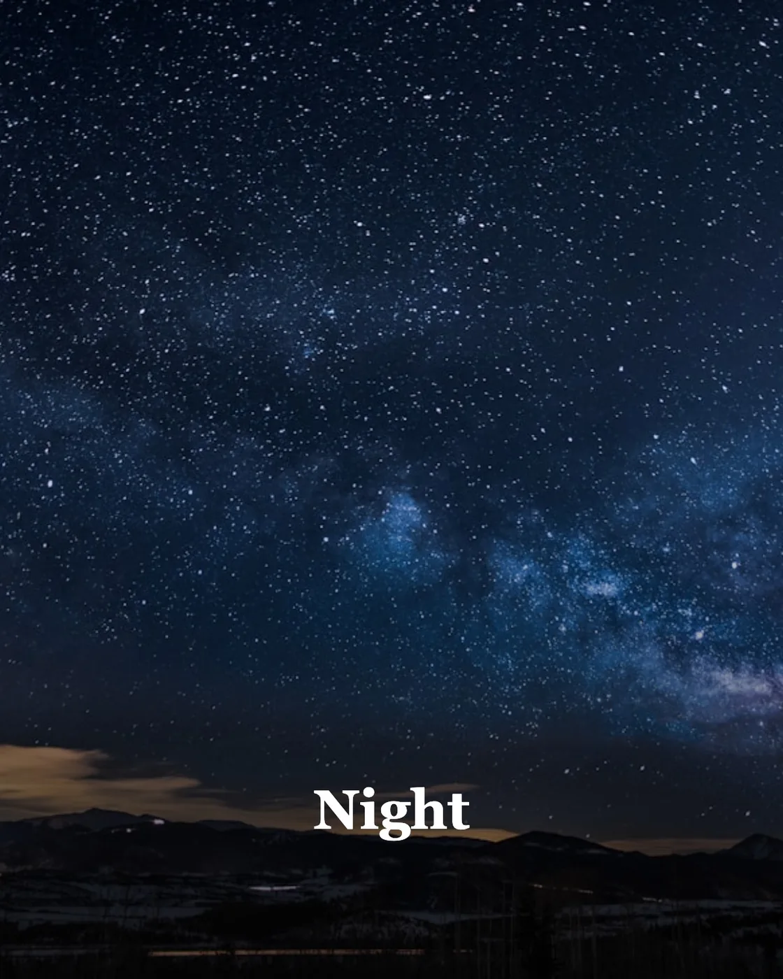 milky way over mountain landscape at night