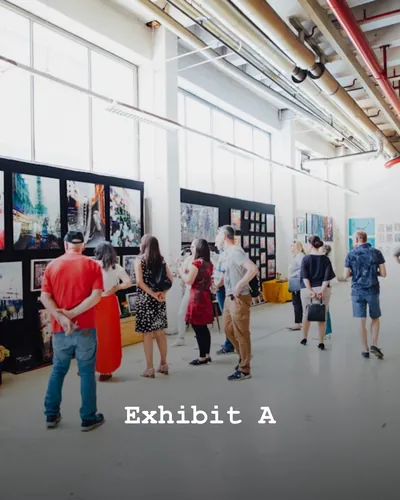 Cover image for Exhibit A
