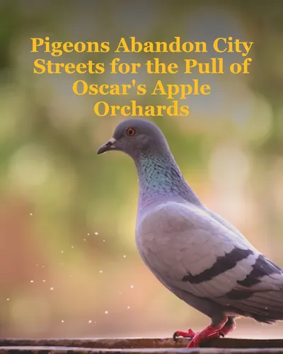 Cover image for Pigeons Abandon City Streets for the Pull of Oscar's Apple Orchards